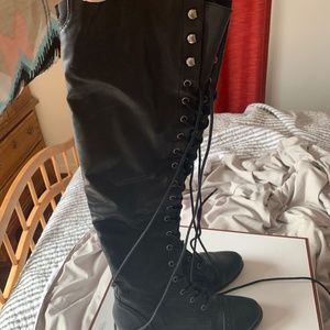 Breckelle's Women's Alabama-12 Military Lace Up Boots